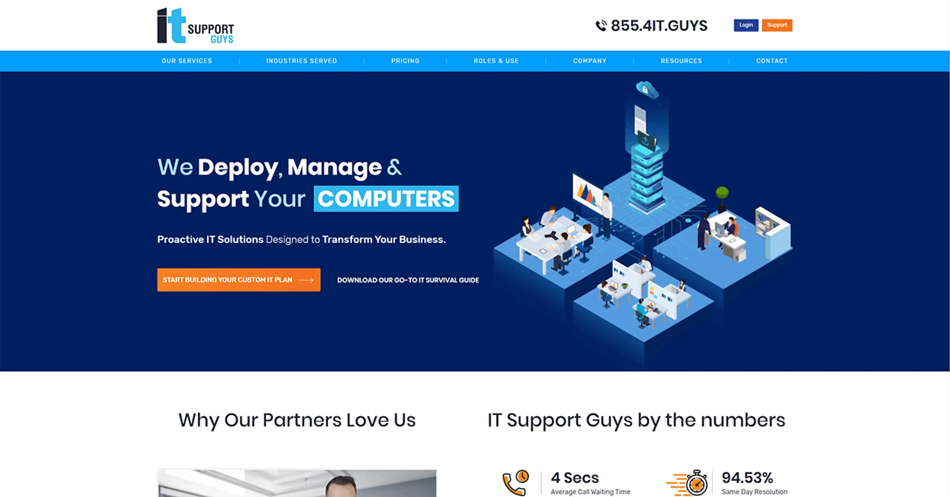 IT Support Guys/NextPerimeter Website